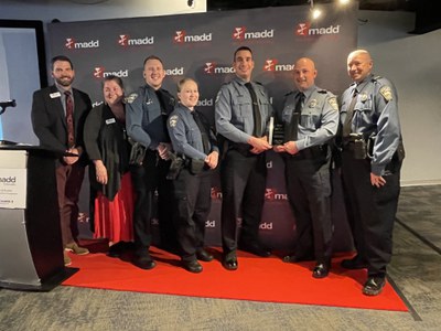 Colorado State Patrol DUI Unit receives their award