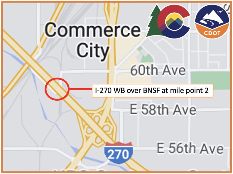 Map Depicting project location in Commerce City