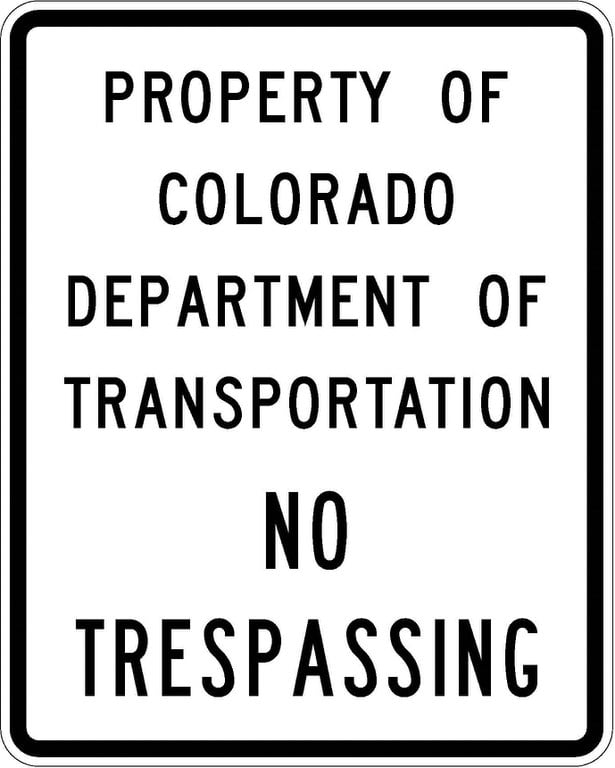 R52-1 Property Of CDOT - No Trespassing JPEG
