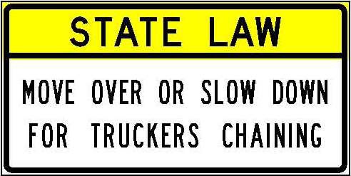 R52-6b State Law - Move Over Or Slow Down For Truckers Chaining JPEG