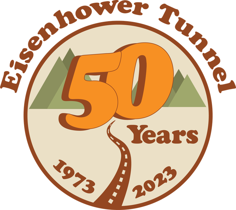 Eisenhower Tunnel 50 Years Logo
